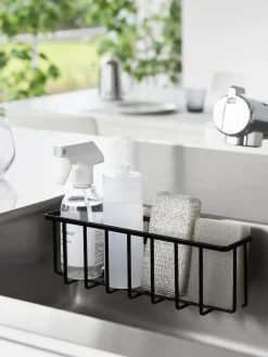 Bandeja de baño con ganchos adhesivos Tower