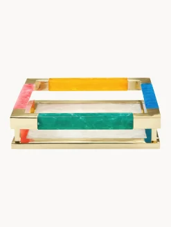 Bandeja decorativa artesanal Mustique