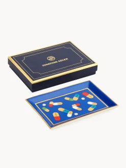 Bandeja decorativa con detalle de oro Full Dose