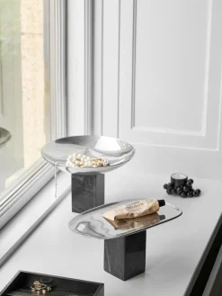 Bandeja decorativa de mármol Sapoto