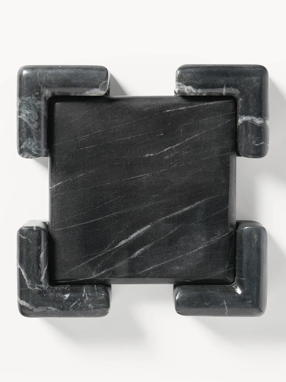 Bandeja decorativa de mármol Knud