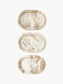 Bandeja decorativa de mármol Maba