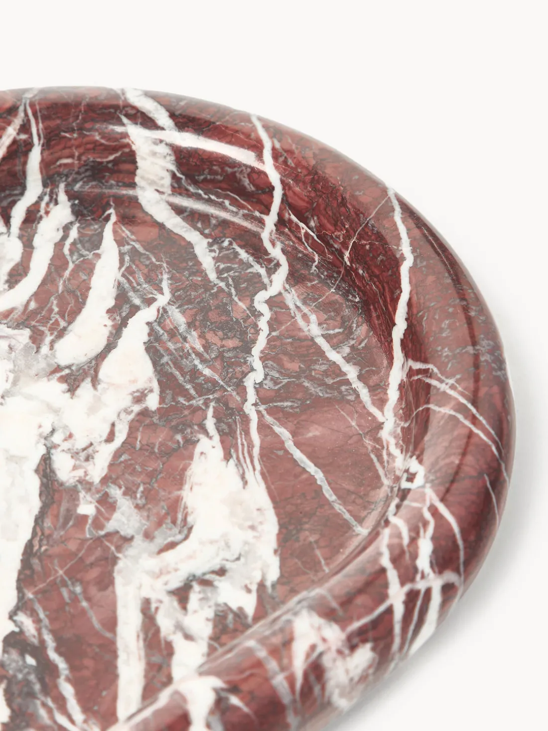 Bandeja decorativa de mármol Maba