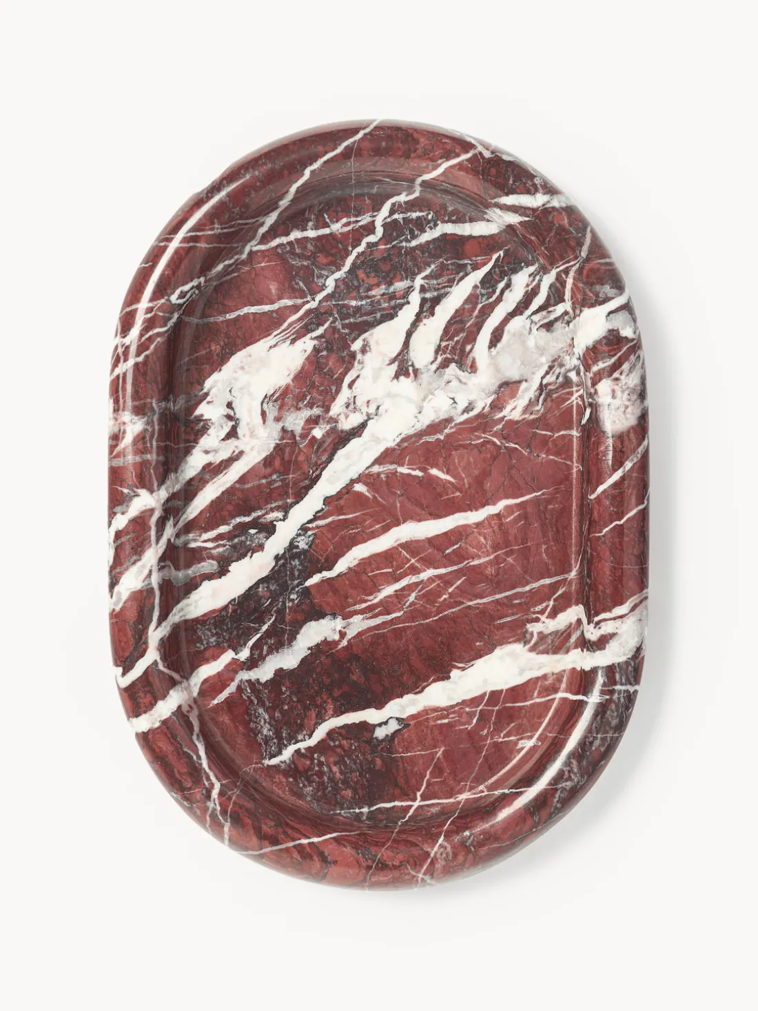 Bandeja decorativa de mármol Maba