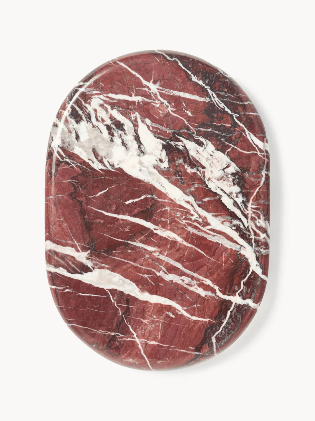 Bandeja decorativa de mármol Maba