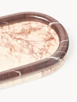 Bandeja decorativa de mármol Maba