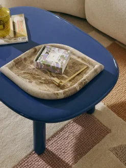 Bandeja decorativa de mármol Maba