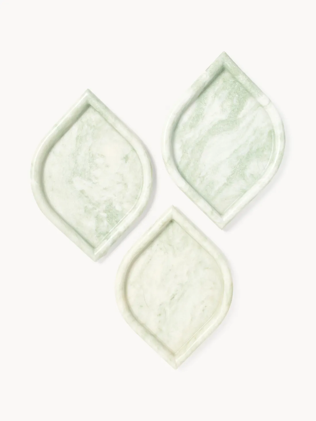 Bandeja decorativa de mármol Maba