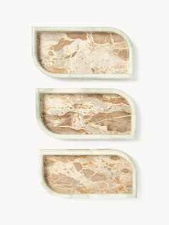 Bandeja decorativa de mármol Maba