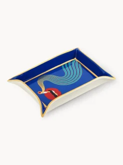 Bandeja decorativa de porcelana con oro Full Dose