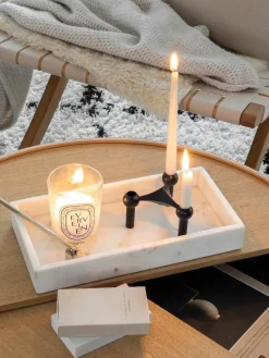 Bandeja decorativa pequeña de mármol Venice