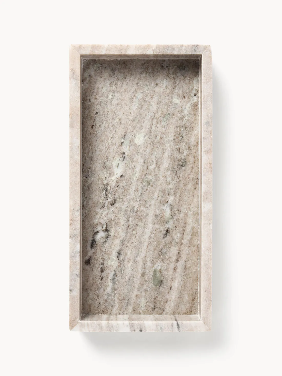 Bandeja decorativa pequeña de mármol Venice