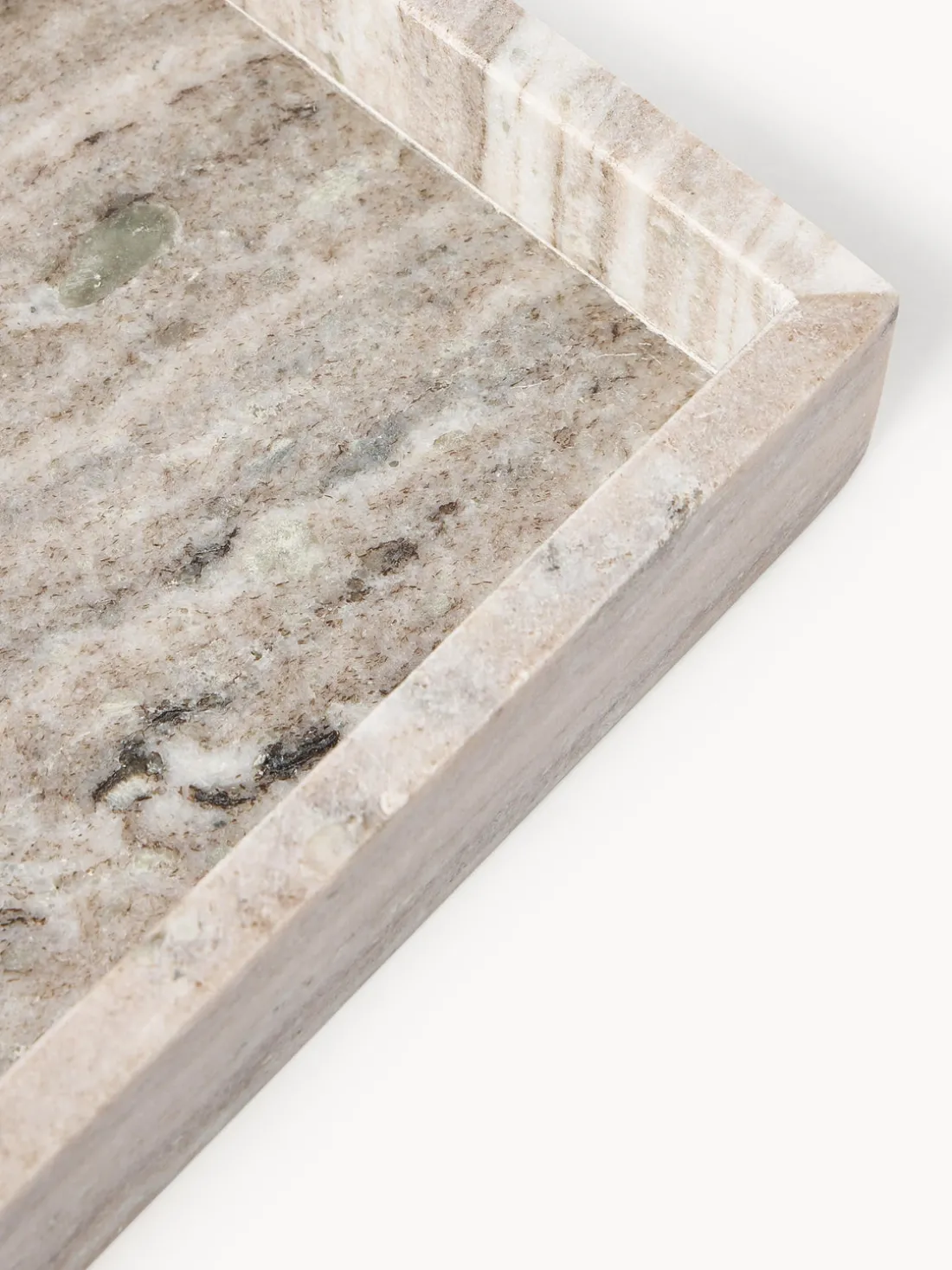 Bandeja decorativa pequeña de mármol Venice