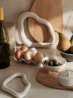 Bandeja para huevos artesanal Nordic Sand