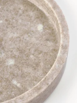 Bandeja redonda decorativa de mármol Venice