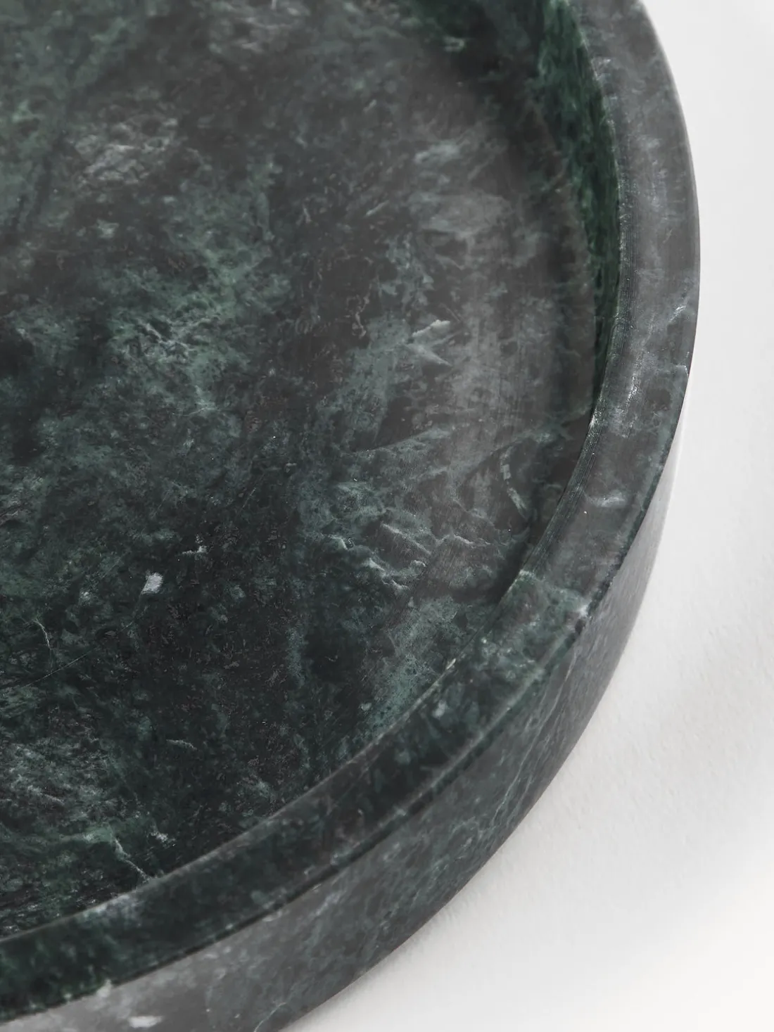 Bandeja redonda decorativa de mármol Venice