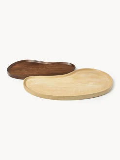 Bandejas decorativas de madera de mango Oda, 2 uds.