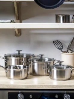 Batería de cocina KitchenAid, 7 uds.