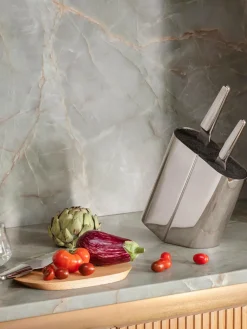 Bloque para cuchillos de acero inoxidable Alfredo