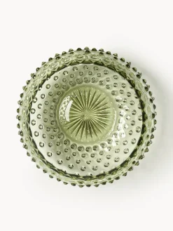 Bol de vidrio soplado Tapas