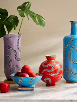 Bol decorativo con detalle de oro Eden