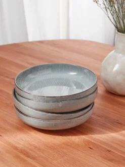 Boles artesanales Nordic Sea, Ø 22 cm, 4 uds.