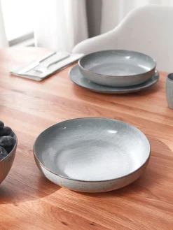 Boles artesanales Nordic Sea, Ø 22 cm, 4 uds.