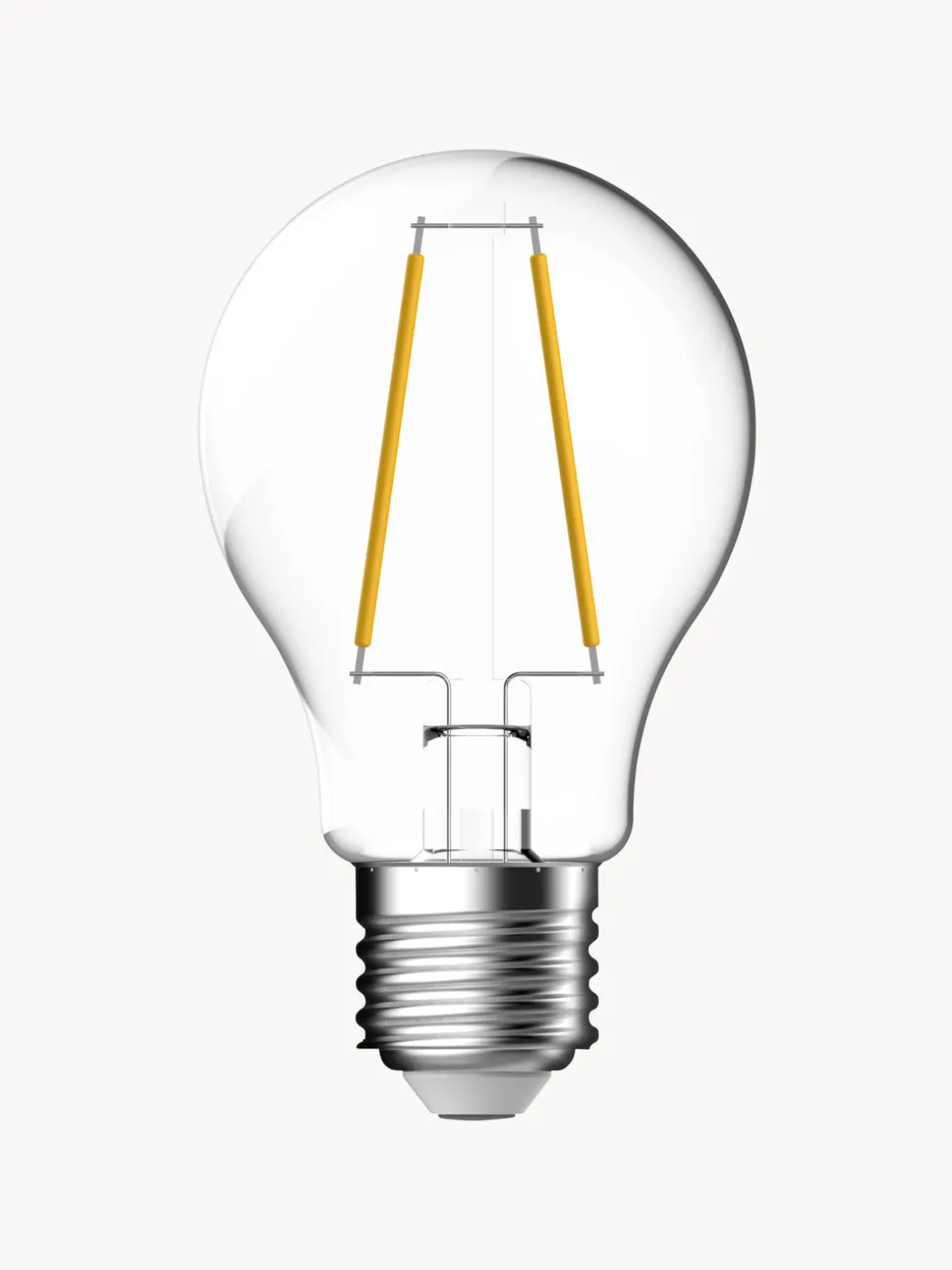 Bombilla E27, blanco cálido, 7 W, 6 uds.