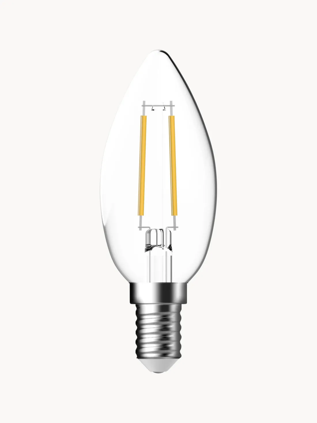 Bombilla E14, blanco cálido, 1 ud.