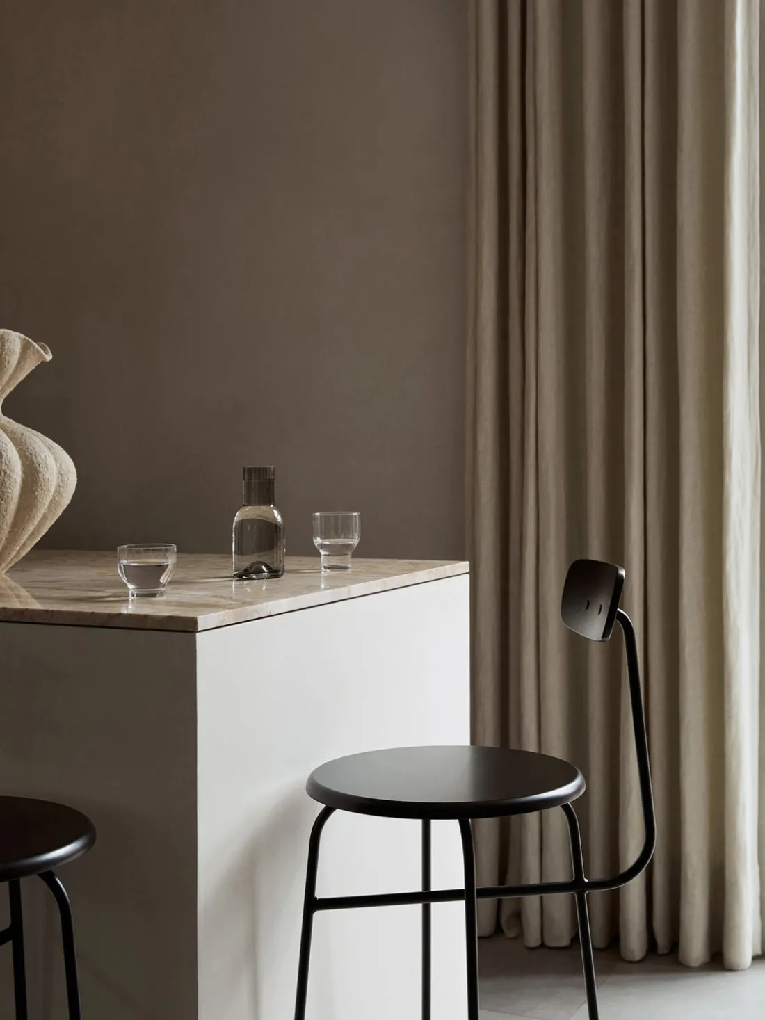 Botella de agua, 0,5 L, Smoke/Brass