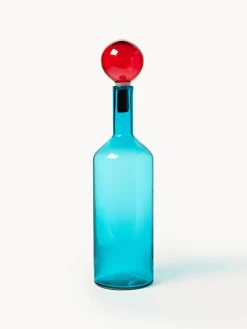 Botellas decorativas sopladas Bubbles, 4 uds.