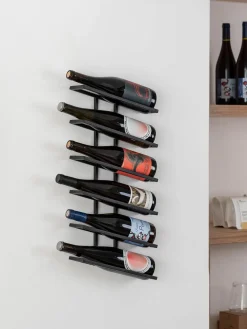 Botellero de metal Vinia, para 6 botellas