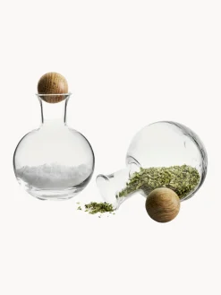 Botes para especias de vidrio soplado artesanalmente Eden, 2 uds.