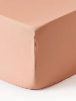 Boxspring-Spannbettlaken Comfort, Baumwollsatin