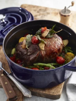 Cacerola redonda de hierro fundido La Cocotte