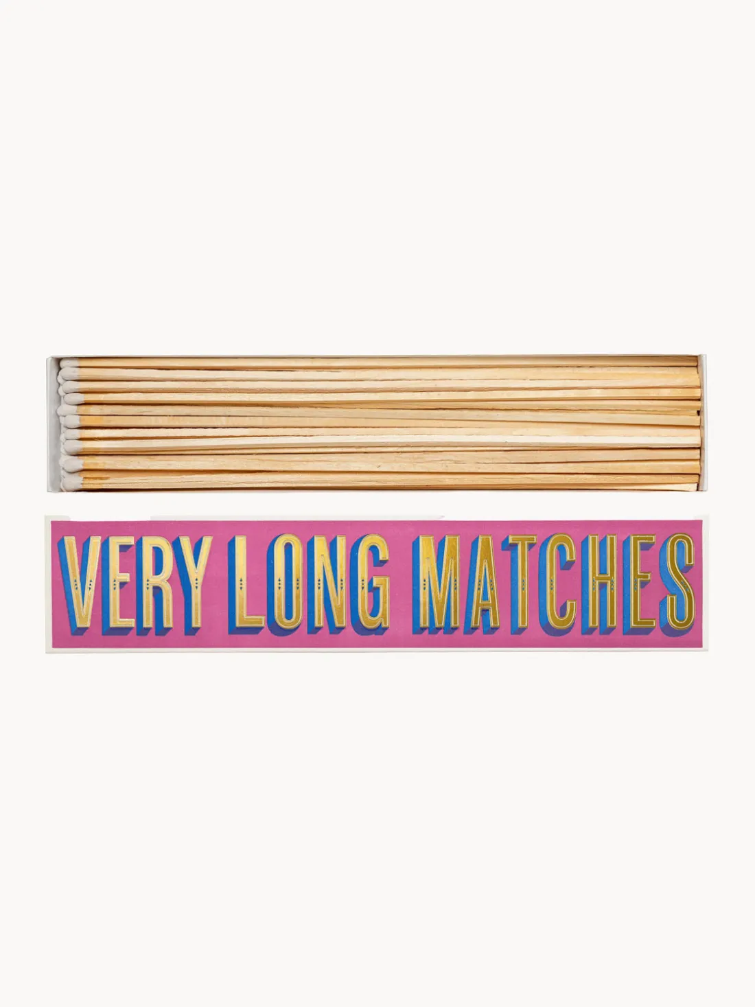 Caja de cerillas de diseño Very Long Matches