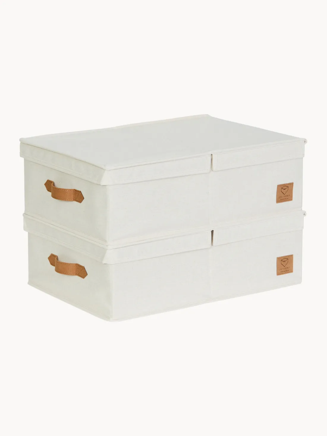 Cajas con tapa Premium, 2 uds.