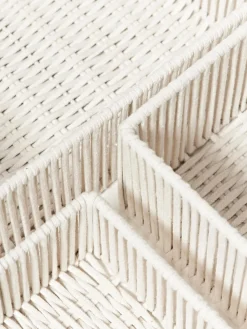 Cajas de almacenamiento artesanales de cuerda Gabe, 3 uds.