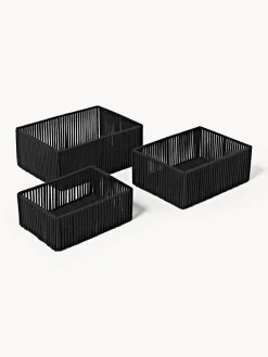 Cajas de almacenamiento artesanales de cuerda Gabe, 3 uds.