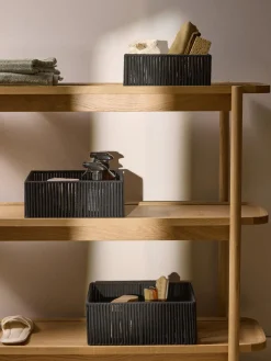 Cajas de almacenamiento artesanales de cuerda Gabe, 3 uds.