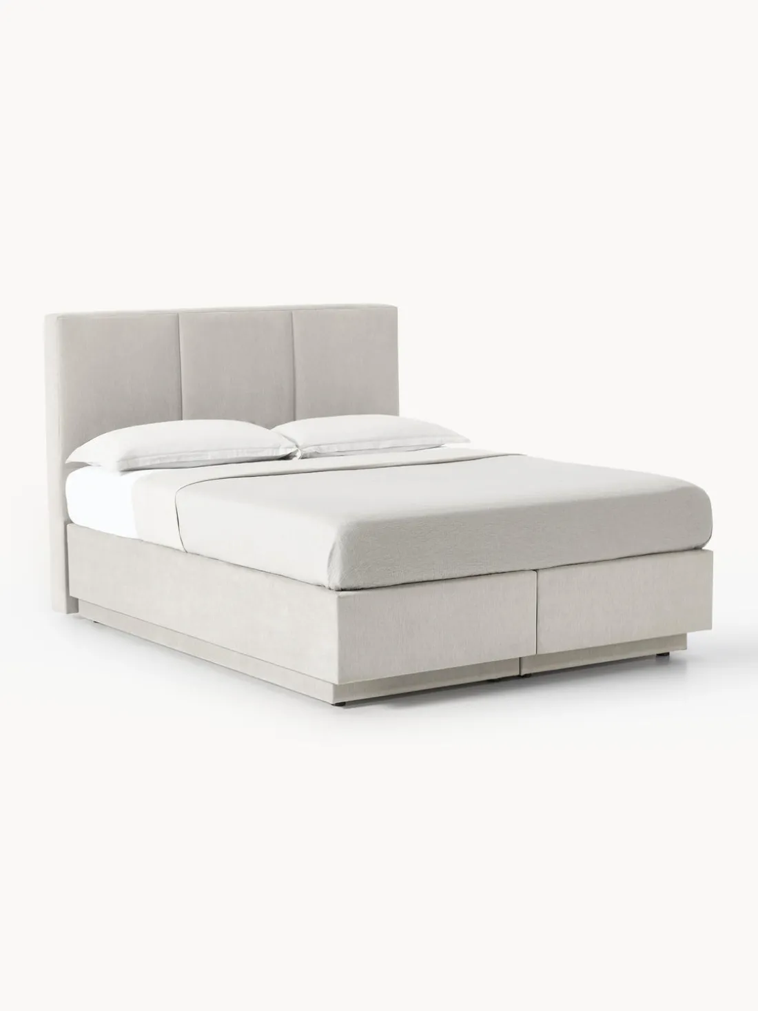 Cama continental con espacio de almacenamiento Oberon
