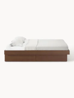 Cama de madera con cajones Sato