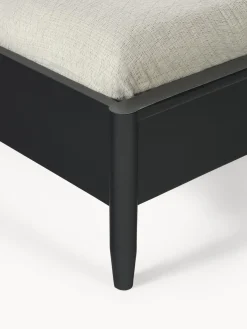 Cama de madera de pino con cabecero Windsor