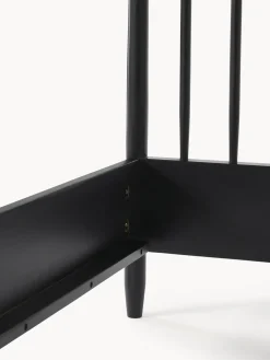 Cama de madera de pino con cabecero Windsor