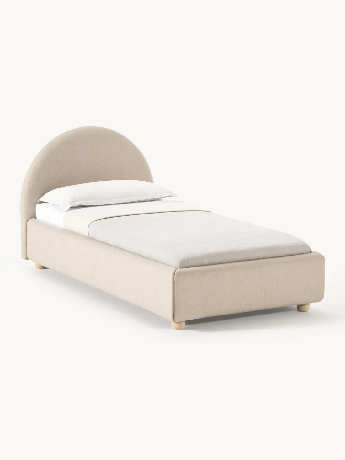 Cama individual Ebba, con espacio de almacenamiento