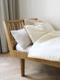 Cama infantil artesanal de madera de roble Eli, 90 x 160 cm