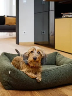Cama para mascotas en tejido bouclé Teddy, tamaños diferentes