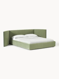 Cama tapizada con cabecero plegable Otis