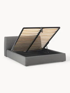 Cama tapizada con espacio de almacenamiento Cloud