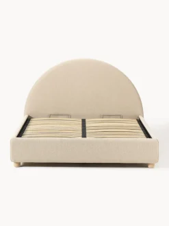 Cama tapizada Ebba, con espacio de almacenamiento